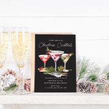 Cocktail de Noël et soirée élégante