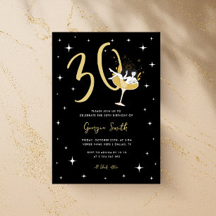 Invitation Cocktail Dirty Trente Adulte 30e Anniversaire