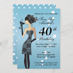 Invitation Cocktail Fille Anniversaire
