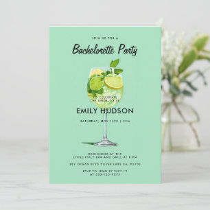 Invitation Cocktail Hugo Spritz Bachelorette Party