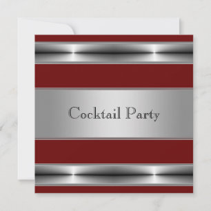 Invitation Cocktail Party Mans 30th Birthday Party