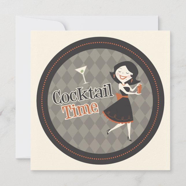 Invitation Cocktail Time (Devant)