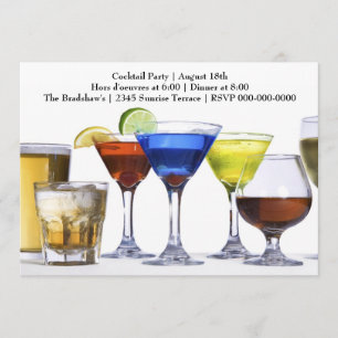Invitation Cocktails modernes Cocktails