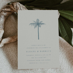 Invitation Coconut Palm