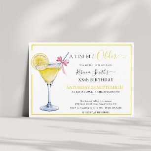 Invitation Cocotte cocktail de citron Un peu plus âgée pour s