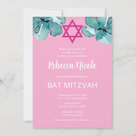 Invitation Code QR Bat mitzvah rose