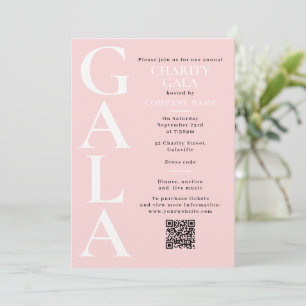Invitation Code QR de l'événement de collecte de fonds de gal