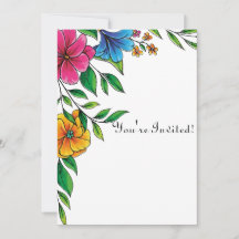Code QR de mariage simple fleurs lumineuses printe
