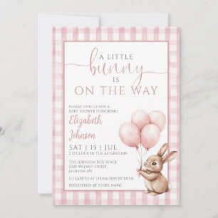 Invitation Code QR de photo pour la baby shower de Petit Lapi