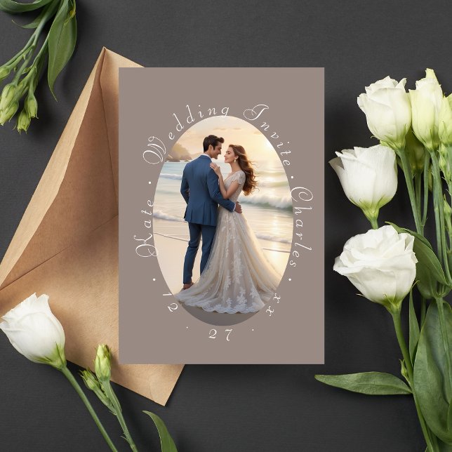 Invitation Code QR du cadre photo élégant (Créateur téléchargé)