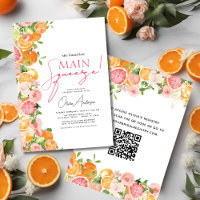 Code QR - Fête des mariées principale de stries d'