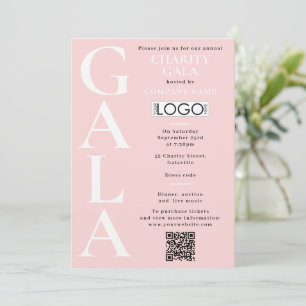 Invitation Code QR Logo de l'événement de collecte de fonds d
