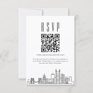 Invitation Code QR Mariage de Pittsburgh RSVP