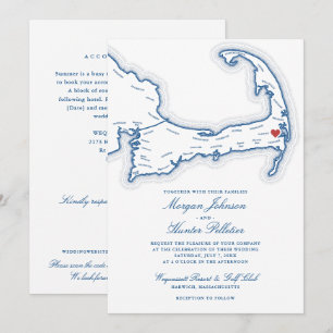 Invitation Code QR RSVP de mariage tout-en-un Wequassett Reso