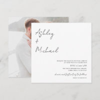 Code vestimentaire simple et moderne Mariage photo
