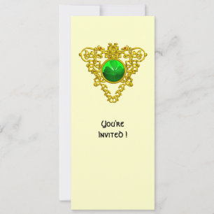 INVITATION COEUR CELTIQUE AVEC LE JOUR DU SHAMROCK ST PATRICK