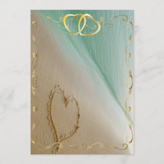 Invitation Coeur découpé dans le sable Invitation4