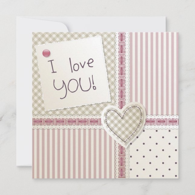 Invitation Cœur Sucré (Devant)