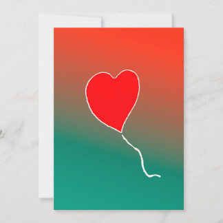 Invitation Coeur volant