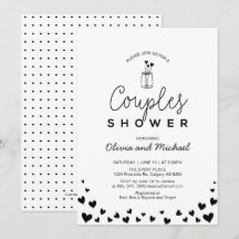 Coeur, Wedding shower Mason Jar_Chic Couples Noirs