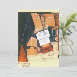 Invitation Coffee Grinder de Juan Gris, Cubism Art Vintage
