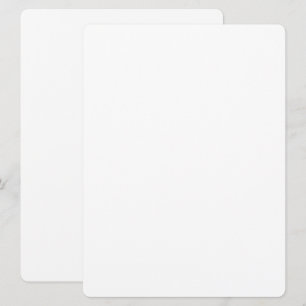 Invitation Coins arrondis Grand Mariage blanc