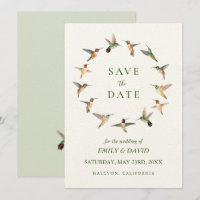 Colibris roux Enregistrer l'annonce de la date