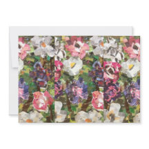 Invitation Collage de papier rose