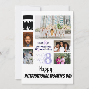 Invitation Collage photo de la Journée 8 des Femmes sur mesur