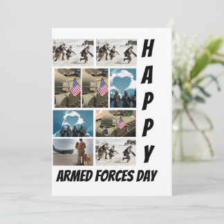 Invitation Collage photo de la Journée 9 des Forces armées mo