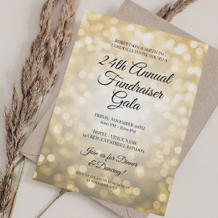 Invitation Collecte de fonds d'entreprise officielle Gala Lum