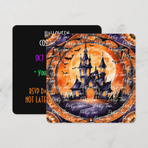 Invitation Collection d'automne Citrouille Halloween populair