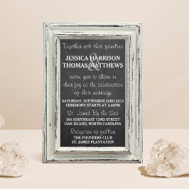 Invitation Collection de Mariage de cadre et de tableau de bo