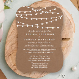 Invitation Collection de Mariages Rustic Kraft