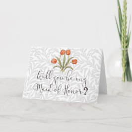 Invitation Collection de peinture vintage Tulip Morris