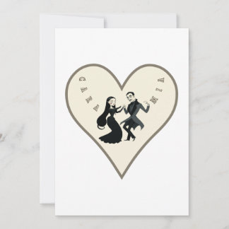 Invitation Collection "famille Éffrayante"