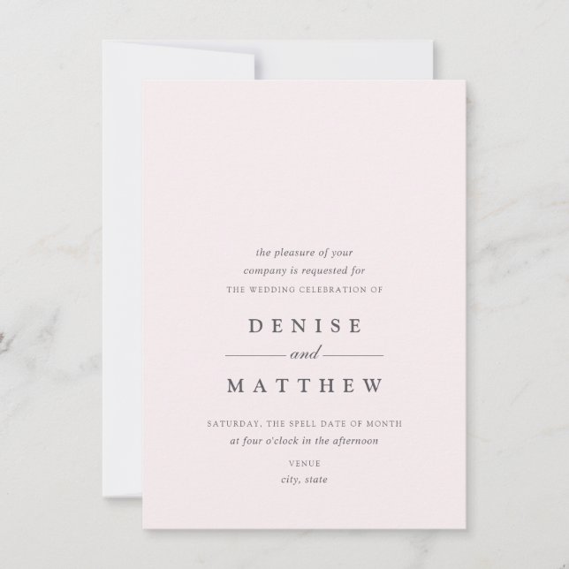 Invitation Collection Magnolia (Devant)