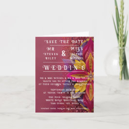 Invitation Collection Mariage d'élégance florale rose