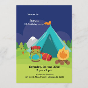 Invitation Colonie de vacances