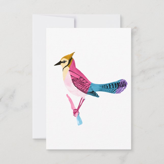 Invitation Colorful Jay (Devant)