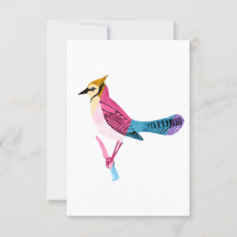 Invitation Colorful Jay