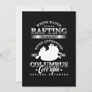 Invitation Columbus Georgia White Water River Rafting 2020 Pa