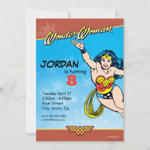 Invitation Comics DC Wonder Woman Anniversaire