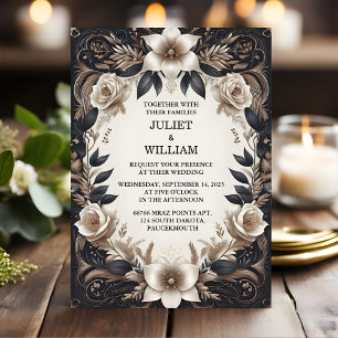 Invitation Comme Simple Mariage Traditionnel Vow Renouvelleme