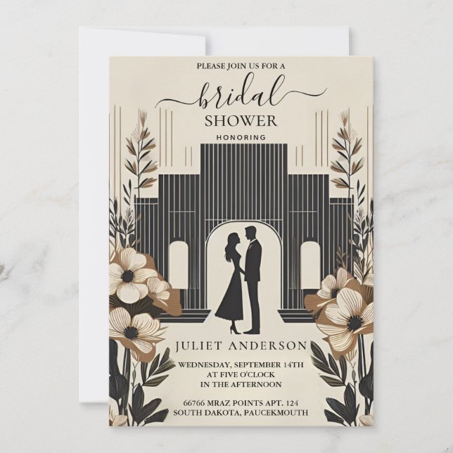 Invitation Comme Vraiment Engager les années 70 80s Courthous (Devant)