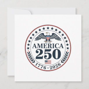Invitation Commemoratif officiel du 250e anniversaire de l'Am