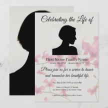 Invitation commémorative d'orchidée Dendrobium