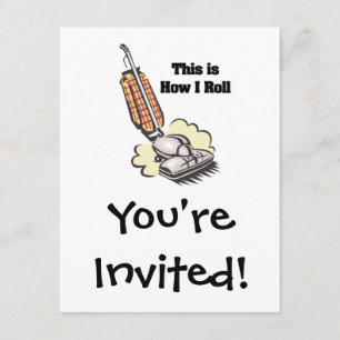 Invitation Comment je roule (nettoyant à vide)