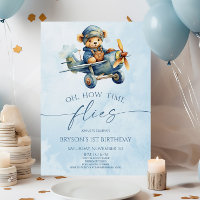 Comment le temps vole avion Teddy Bear fête d'anni