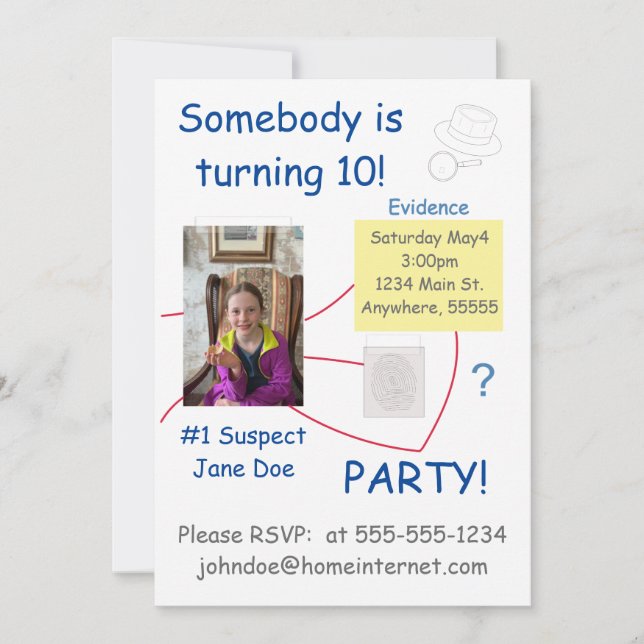 Invitation Commission des preuves de la lutte contre le crime (Devant)